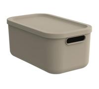 Rotho Box Con Coperchio Albula Beige Cm 39,5x23,5xh17,5