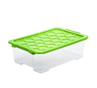 ROTHO Box Evo Safe Keeping In Polipropilene Trasparente Tappo Verde Lt 30