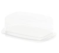 Rotho Burriera porta burro Fresh in materiale plastico (SAN), contenitore per burro ideale da portare in tavola, con coperchio perfettamente trasparente, contenitore per alimenti privo di BPA, lavabile in lavastoviglie