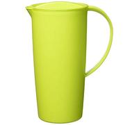 Rotho Caruba Caraffa con Coperchio e Beccuccio, Plastica (PP) senza BPA, Verde, 1.2 L, 16.0 x 10.5 x 22.0 cm