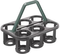 Rotho Portabottiglie Cestino in plastica 6 bottiglie x 1,5 litri