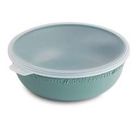 Rotho Contenitore Alimenti Tresa, Plastica Riciclata, Colore Verde, con Coperchio Trasparente, lt 1,02