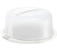 Rotho Cool & Fresh Campana per Torta con Raffreddamento, Plastica (PP) senza BPA, Bianco/Trasparente, 38.0 x 34.0 x 16.0 cm