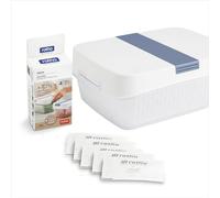 Rotho Dynamic Box - Contenitore salvafreschezza da 6,4 l, con 4 filtri di ricambio, 31,4 x 23,9 x 12 cm (lunghezza x larghezza x altezza), bianco