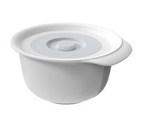 Rotho Fresh 1043302590 - Set di 2 ciotole da 1,2 l + 4 l con coperchio, in plastica