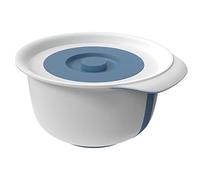 Rotho Fresh 1043306161 - Set di 2 ciotole da 1,2 l + 4 l con coperchio, in plastica