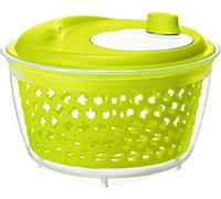 Rotho Fresh Filatore di Insalata, Plastica (PP) senza BPA, Verde/Trasparente, 4.5 L, 25.0 x 25.0 x 16.5 cm