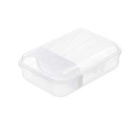 Rotho Fun Vesper Stagno con Divisorio Rimovibile, Plastica (PP) senza BPA, Trasparente, S/0.9 L, 17.7 x 12.9 x 6.0 cm