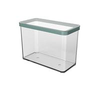 Rotho Loft - Barattolo rettangolare da 2,1 l, con coperchio e guarnizione, in plastica alimentare (PP), senza BPA, 2,1 l, 20,0 x 10,0 x 14,2 cm
