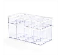 Rotho Loft Set 12 Contenitori Alimentari Ermetici, Senza BPA, Trasparente