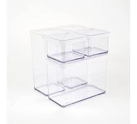 Rotho Loft Set 5 Contenitori Alimentari Ermetici, Barattoli Impilabili BPA