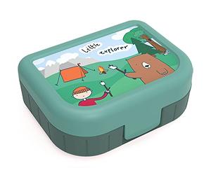 Rotho Memory Kids Barattolo snack 1l, plastica alimentare (PP) senza BPA, multicolore, 1l (16.6 x 13.3 x 6.1 cm)