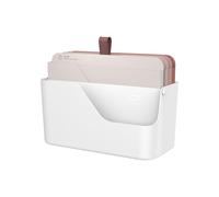 Rotho MyPaper - Organizer per documenti My Paper Plus, in plastica (PP), senza BPA, bianco/rosso, (36,4 x 16,8 x 31,7 cm)
