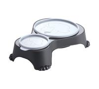 Rotho MyPet Duo Ciotola Sally - Antracite: 1000 ml + 280 ml