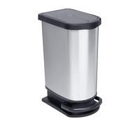 Rotho Pattumiera Paso da 50 l per la raccolta differenziata con coperchio e peda