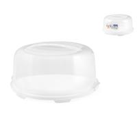 Rotho Porta Torte Fresh In Polipropilene Bianco, 35,5X16,5Cm