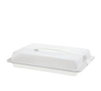 Rotho Porta Torte Fresh In Polipropilene Bianco, 43,5X29,5X90Cm