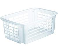 Rotho Reverso Cestello Rotante e Impilabile, Plastica (PP) senza BPA, Trasparente, 10 L, 38.5 x 26.0 x 15.0 cm