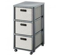 Rotho Schubladenbox Tower Country A4 Cappuccino x 325 x 1165490002