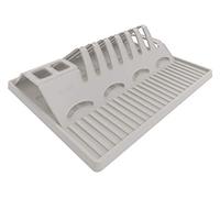 Rotho Spacewonder Scolapiatti Pieghevole, Plastica (PP) senza BPA, Grigio, 39.0 x 32.0 x 2.0 cm