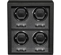 ROTHWELL 4 Watch Winder per orologi automatici con motore silenzioso con velocità multiple e impostazioni di rotazione (Nero/Grigio)