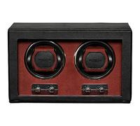 ROTHWELL Doppio Caricatore per Orologi Automatici con Motore Silenzioso, Dotato di Diverse Velocità e Impostazioni di Rotazione (Nero/Rosso)