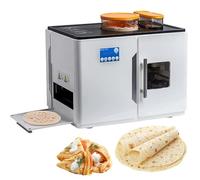 Roti Chapati Maker, macchina automatica per tortilla pancake, touch screen, cuoce 8 pezzi contemporaneamente