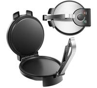 Roti Maker Elettrico con Riscaldamento a Doppio Lato e Superficie Antiaderente per Chapatis, Tortillas e Altro Ancora, 1200W con Controllo Regolabile della Temperatura per Una Cottura Versatile