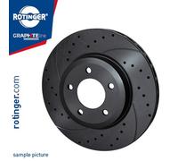 ROTINGER 2x Disco Freno Ø307.8 MM Ventilato Frontale per VW Vans V Bus Sga