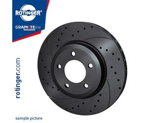 ROTINGER 2x Disco Freno Ø307.8 MM Ventilato Frontale per VW Vans V Bus Sga