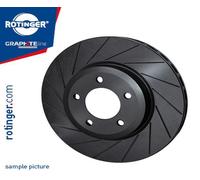 Rotinger Disco freno anteriore Ø 296 mm 2X per Nissan NP300 Navara