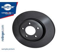 2x Disco freno Assale posteriore pieno RT 1391-GL ROTINGER per AUDI VW