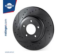 Rotinger Dischi freni posteriori Ø280 mm completi forati per Fiat Ducato Bus Citroën Jumper 250