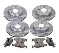 ROTINGER Dischi freno ventilato pieno Fronte+posteriori+cuscinetti freno per