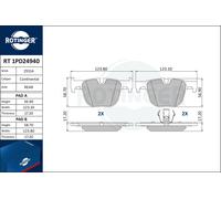 ROTINGER Pastiglie Bremsbelegsatz Posteriore per BMW 4 Gran Coupé 3er Tour F31