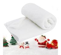 ROTKUSZ Coperta di Neve Finta di Natale, 40x150cm, Tappeto di Neve Artificiale, Rotolo di Copertura di Neve Finta, Tappeti Innevati Arrotolabili per Natale, Decorazione Invernale di Natalizio