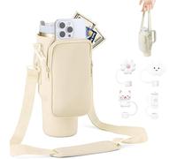 ROTKUSZ Portabottiglie per Stanley Cup, Portabottiglie con Tasca Compatibile Thermos Flask per Cup con Cinghia egolabile Stanley Accessori per Escursionismo Campeggio Viaggio