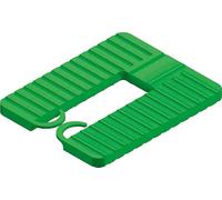 Roto/Gluske Piastra distanziale con gancio di bloccaggio EUROKLICK Tipo 2 | 40 x 30 x 5 mm | colore verde | 1000 pezzi