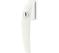 Roto Maniglia Swing serrabile con logo, 100 Nm bianco traffico, lunghezza perno 37 mm