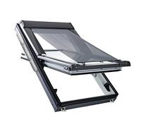Roto - Tenda a rullo per esterni Screen ZAR protezione solare e dal calore in caso di finestra aperta, completamente funzionante, lunghezza regolabile, per lucernari Roto serie Classic 6 x 84 con