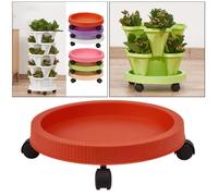 Rotolamento Basamento della Pianta Pot Trolley con Ruote Pianta Piattino per