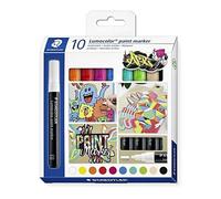 E_0002_S8426381 Staedtler Set di Pennarelli Staedtler Lumocolor 349 10 Pezzi Mul