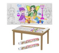 Rotoli Carta Disegno Colorare Rullo 3m Pittura Bambini Fogli Dipingere Set 2