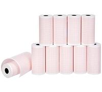 Rotoli Carta Termica ECG Compatibile Edan MS1-19901, 80 mm x 20 m, 10pz | Compatibile con Edan Smart ECG Series MS1-19901 | Dimensioni 80 mm x 20 m | Griglia millimetrata rossa | Senza tacca nera