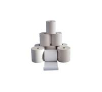 Rotoli Carta Termici per P.O.S. Cassa Omologati 57mm x 10 m senza anima 12 Pezzi