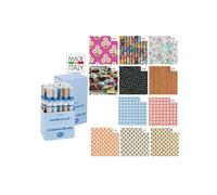 Rotoli Cartarivesto Rex 58 - lavabile - 50 x 500 cm - colori assortiti - Rex Sad