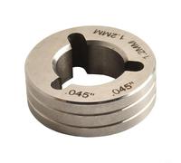 Rotoli di azionamento zigrinati con scanalatura a V per alimentatore filo saldatore MIG Miller, compatibili con i modelli Clarke SIP, .023 .030 .035 .045 1/16 acciaio cuscinetto WEL(#4)