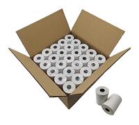 Rotoli di carta termica 57 mm x 40 mm x 12 mm per terminale POS, stampante EPOS, sistema di cassa, senza BPA, 50 pezzi