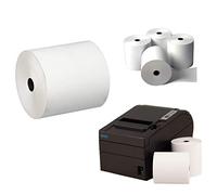 Rotoli di carta termica da 80x80 mmx12.7 mm, adatti per terminali POS Epson, Star, Samsung, Bixolon POS (1, 5, 10, 15, 20, 40, 60, 80, 100, 1000) (1, rotoli termici 80 mmx80 mmx12.12.12.2.2 mm 7 mm.