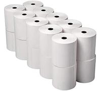 Rotoli di carta termica per cassa, 57 x 40 mm, confezione da 20 rotoli di carta per ricevute, qualità 57 x 38 cm, adatto per macchine per carte di credito e sistemi POS, nucleo da 12,7 mm, compatibile